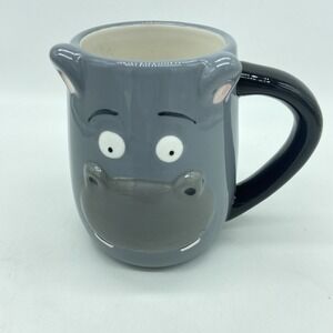 Coffee Tea Mug By Tag 12 Oz. House Hippo Animal Face Novelty Ceramic Cup Zoo